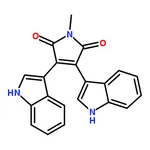 RHAWN 3,4-Di(1H-indol-3-yl)-1-methyl-1H-pyrrole-2,5-dione