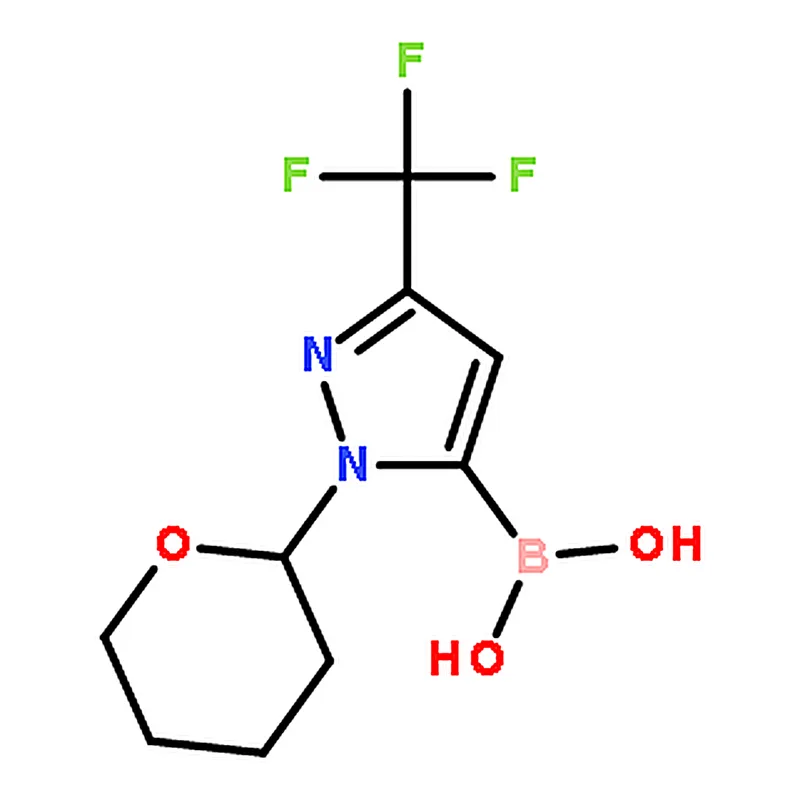 RHAWN (1-(Tetrahydro-2H-pyran-2-yl)-3-(trifluoromethyl)-1H-pyrazol-5-yl)boronic acid