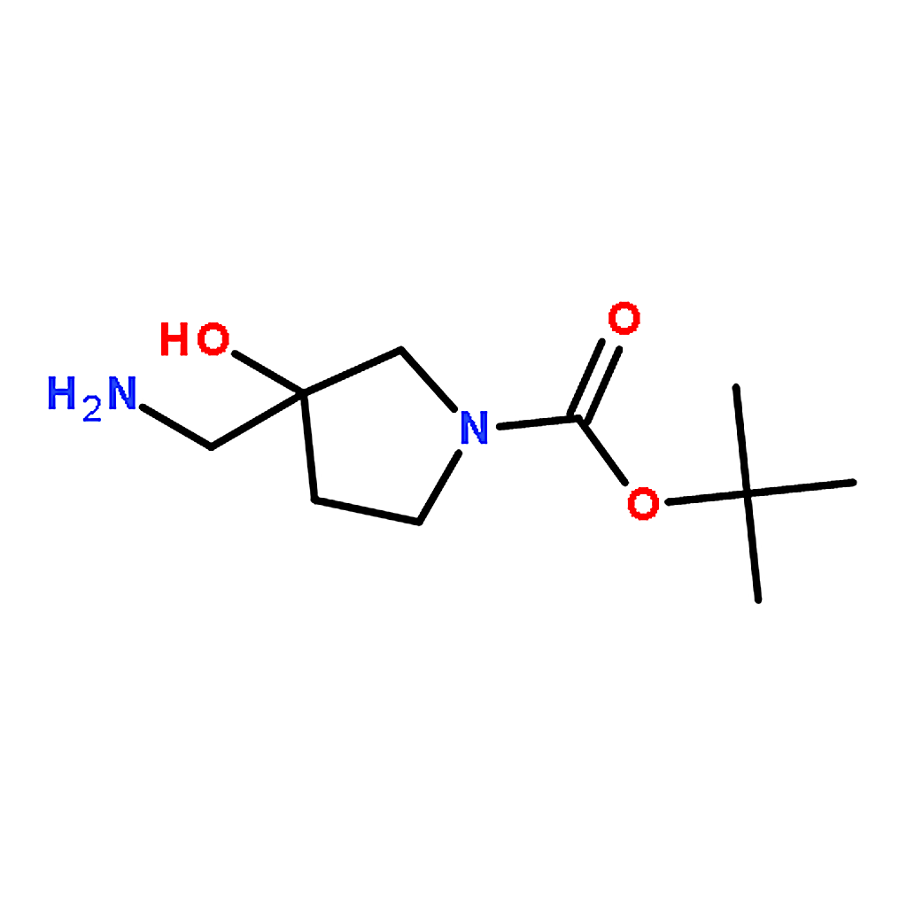 RHAWN tert-Butyl3-(aminomethyl)-3-hydroxypyrrolidine-1-carboxylate