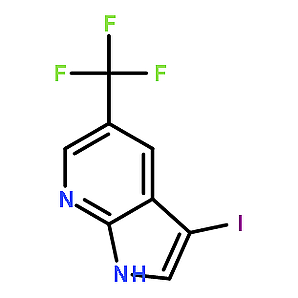RHAWN 3-Iodo-5-(trifluoromethyl)-1H-pyrrolo[2,3-b]pyridine