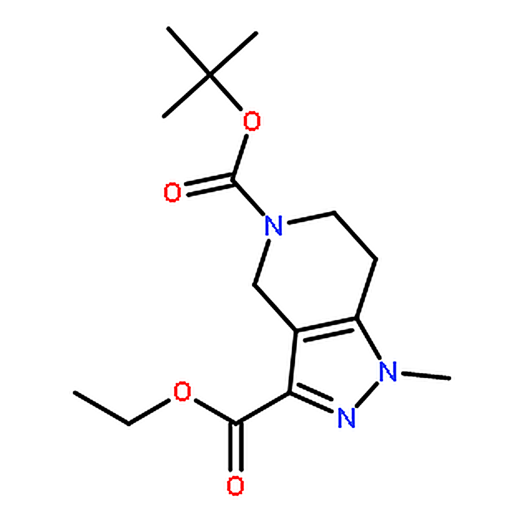 RHAWN 5-tert-Butyl 3-ethyl 1-methyl-6,7-dihydro-1H-pyrazolo[4,3-c]pyridine-3,5(4H)-dicarboxylate