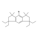 RHAWN 4-Bromo-1,1,7,7-tetraethyl-1,2,3,5,6,7-hexahydro-3,3,5,5-tetramethyl-<i>s</i>-indacene