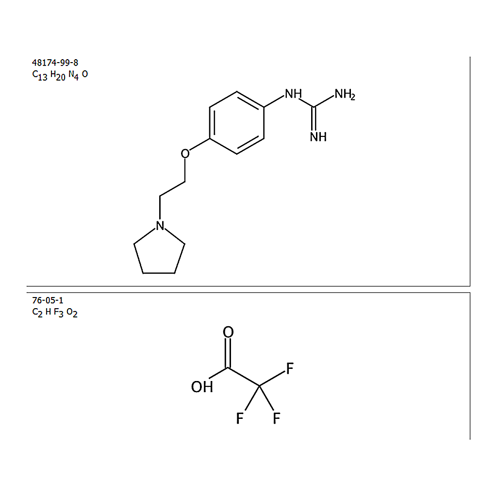 RHAWN 1-(4-(2-(Pyrrolidin-1-yl)ethoxy)phenyl)guanidine 2，2，2-trifluoroacetate