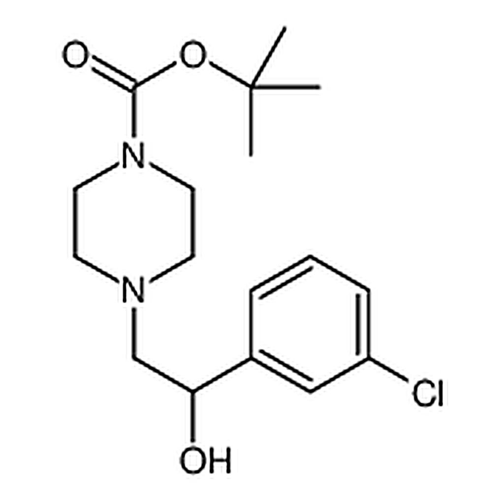 RHAWN 4-[2-(3-Chloro-phenyl)-2-hydroxy-ethyl]-piperazine-1-carboxylicacidtert-butylester
