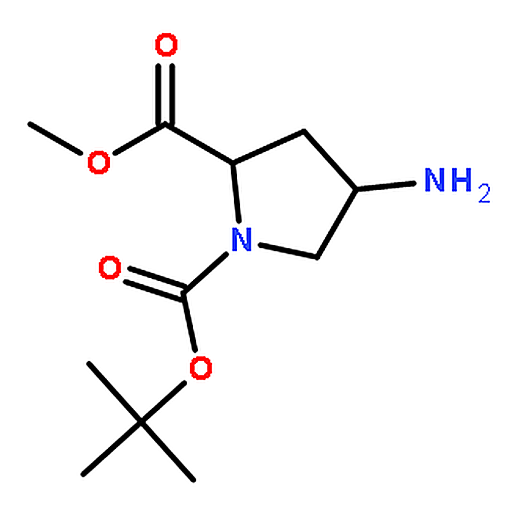 RHAWN Methyl (2R,4R)-1-Boc-4-aminopyrrolidine-2-carboxylate