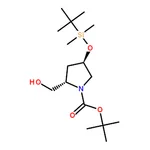 RHAWN (2S,4R)-1-Boc-4-(tert-butyldimethylsilyloxy)-2-(hydroxymethyl)pyrrolidine