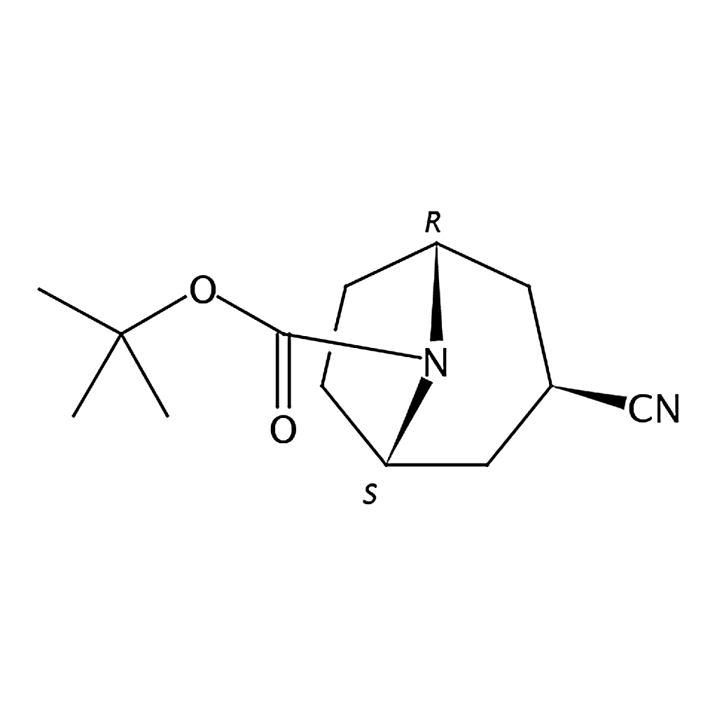 RHAWN exo-tert-Butyl 3-cyano-8-azabicyclo[3.2.1]octane-8-carboxylate
