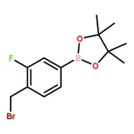 RHAWN 2-(4-(Bromomethyl)-3-fluorophenyl)-4,4,5,5-tetramethyl-1,3,2-dioxaborolane