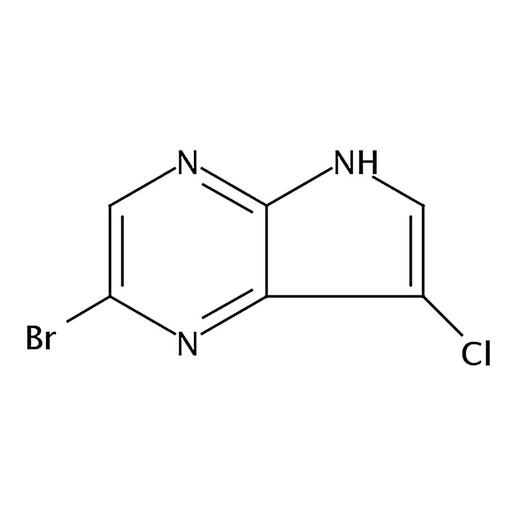 RHAWN 2-Bromo-7-chloro-5H-pyrrolo[2，3-b]pyrazine