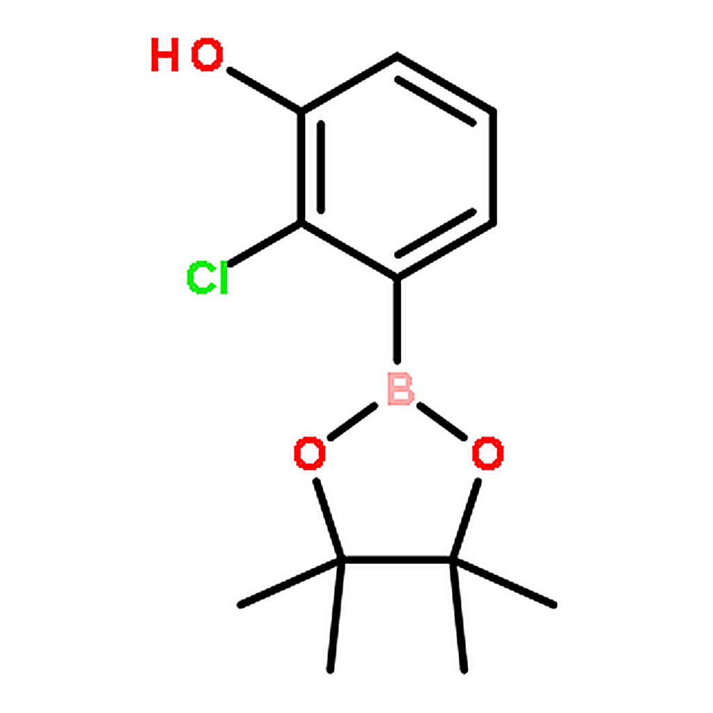 RHAWN 2-Chloro-3-(4,4,5,5-tetramethyl-1,3,2-dioxaborolan-2-yl)phenol