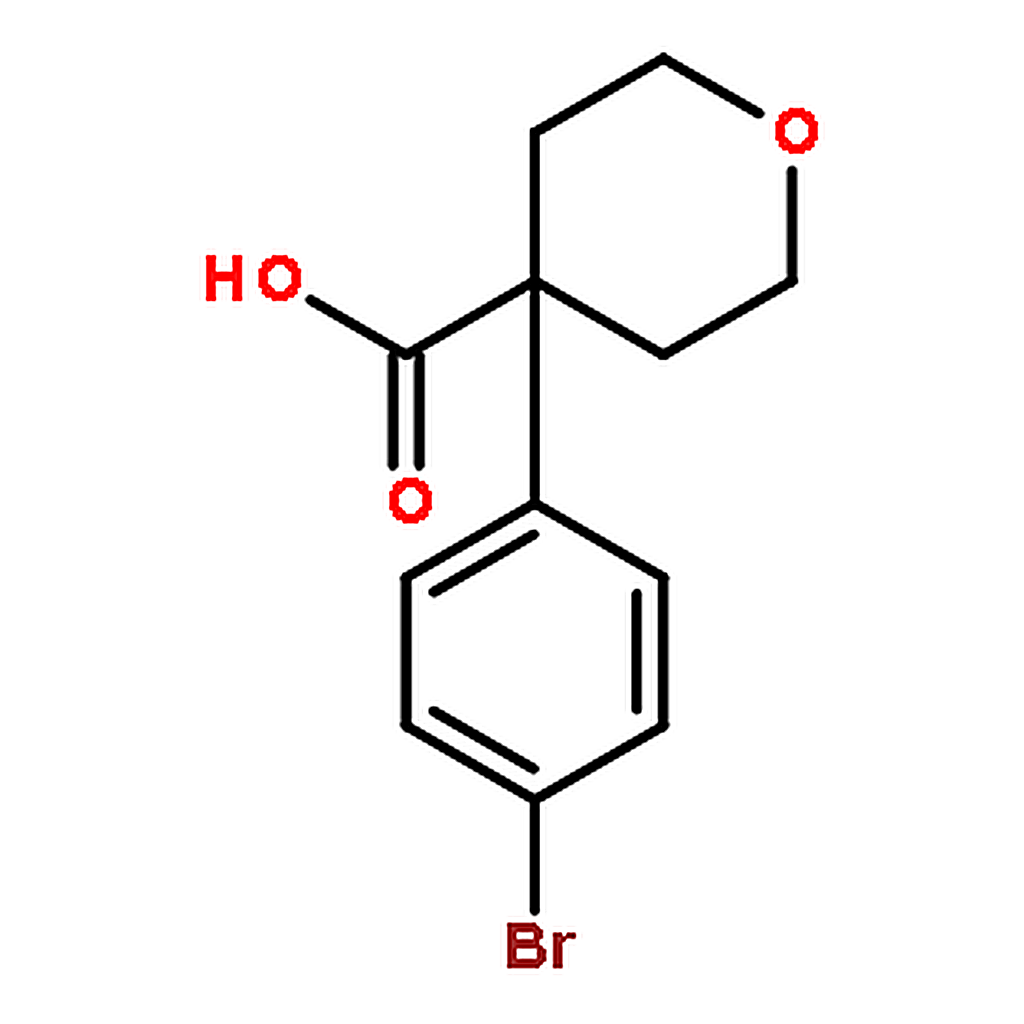 RHAWN 4-(4-Bromophenyl)tetrahydro-2H-pyran-4-carboxylic acid
