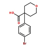 RHAWN 4-(4-Bromophenyl)tetrahydro-2H-pyran-4-carboxylic acid