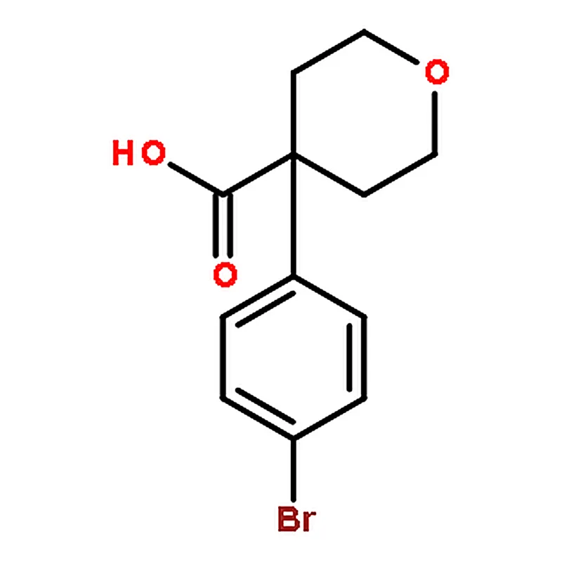 RHAWN 4-(4-Bromophenyl)tetrahydro-2H-pyran-4-carboxylic acid
