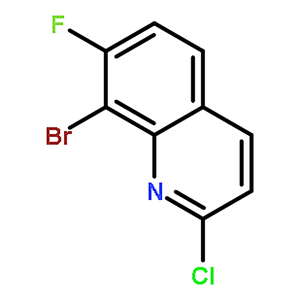 RHAWN 8-Bromo-2-chloro-7-fluoroquinoline