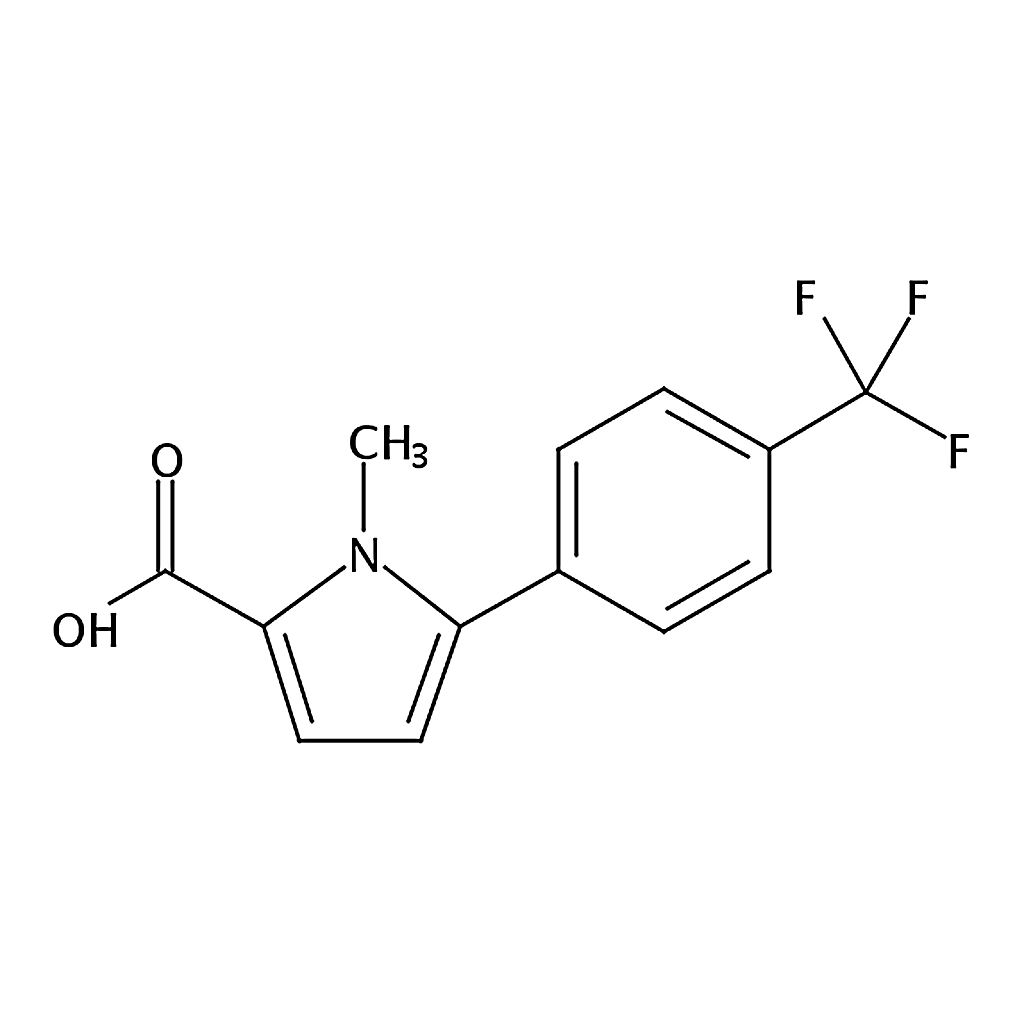 RHAWN 1-Methyl-5-[4-(trifluoromethyl)phenyl]pyrrole-2-carboxylic Acid