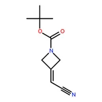 RHAWN tert-Butyl 3-(cyanomethylene)azetidine-1-carboxylate