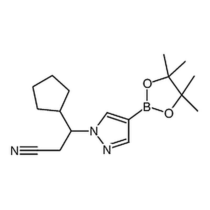RHAWN 3-Cyclopentyl-3-(4-(4,4,5,5-tetramethyl-1,3,2-dioxaborolan-2-yl)-1H-pyrazol-1-yl)propanenitr