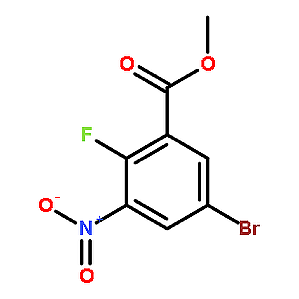 RHAWN Methyl 5-bromo-2-fluoro-3-nitrobenzoate