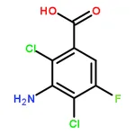 RHAWN 3-Amino-2,4-dichloro-5-fluorobenzoic acid
