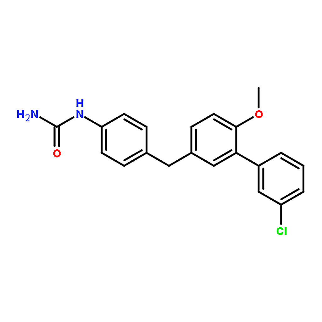 RHAWN 1-(4-((3'-Chloro-6-methoxy-[1,1'-biphenyl]-3-yl)methyl)phenyl)urea