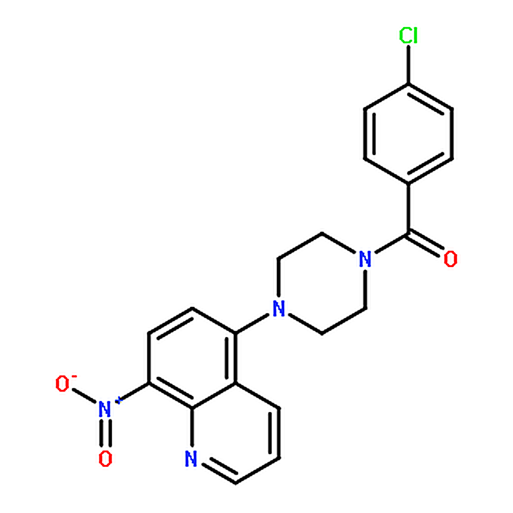 RHAWN (4-Chlorophenyl)(4-(8-nitroquinolin-5-yl)piperazin-1-yl)methanone