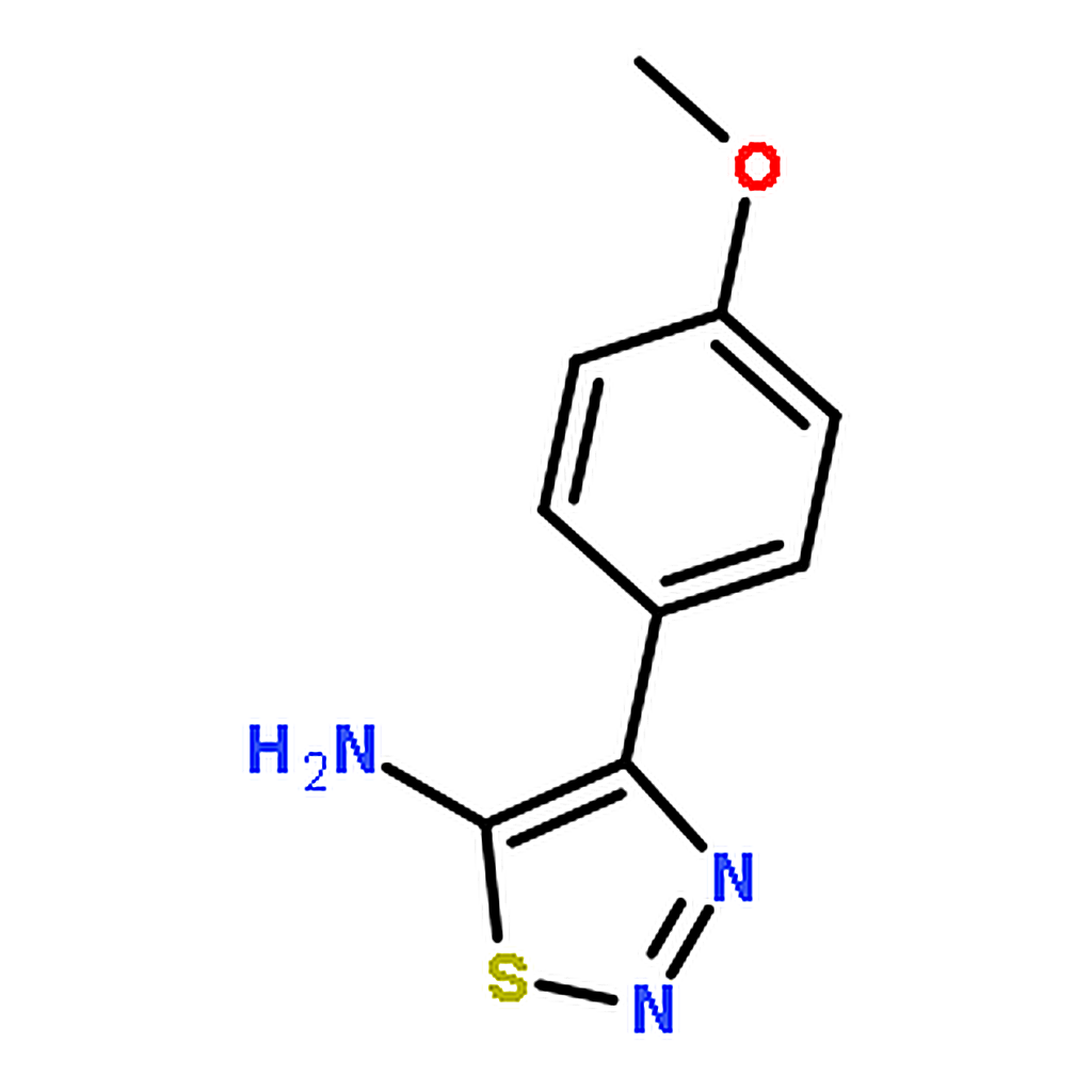 RHAWN 4-(4-METHOXYPHENYL)-1，2，3-THIADIAZOL-5-AMINE