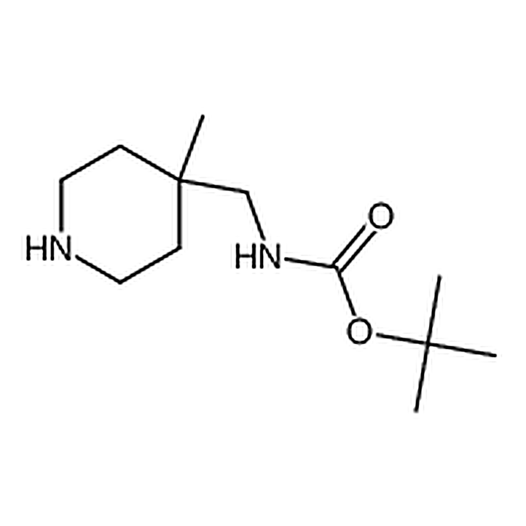 RHAWN tert-Butyl ((4-methylpiperidin-4-yl)methyl)carbamate