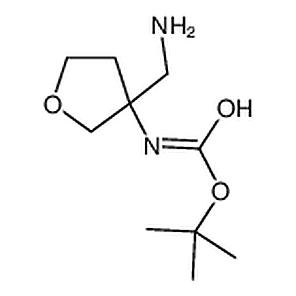 RHAWN tert-butyl N-[3-(aminomethyl)oxolan-3-yl]carbamate
