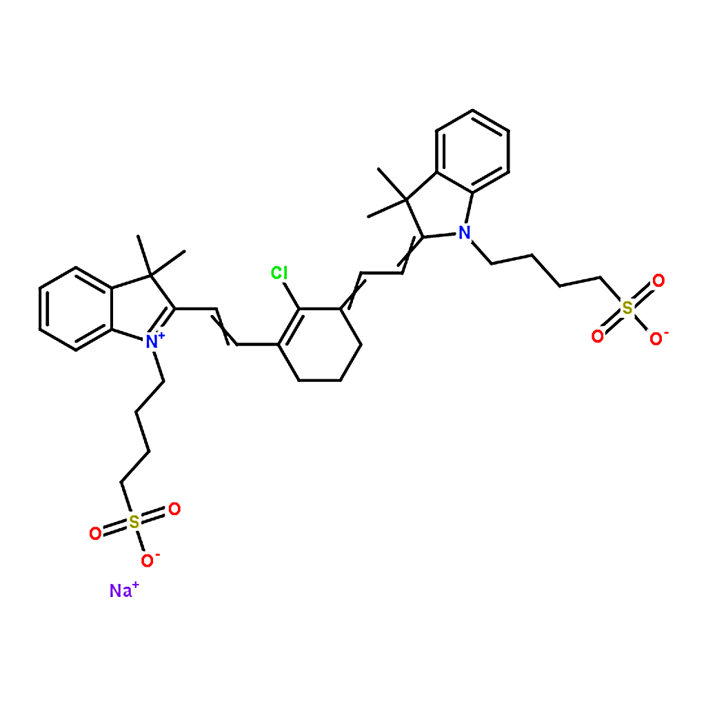 RHAWN sodium,4-[2-[2-[2-chloro-3-[2-[3,3-dimethyl-1-(4-sulfonatobutyl)indol-1-ium-2-yl]ethenyl]cyc