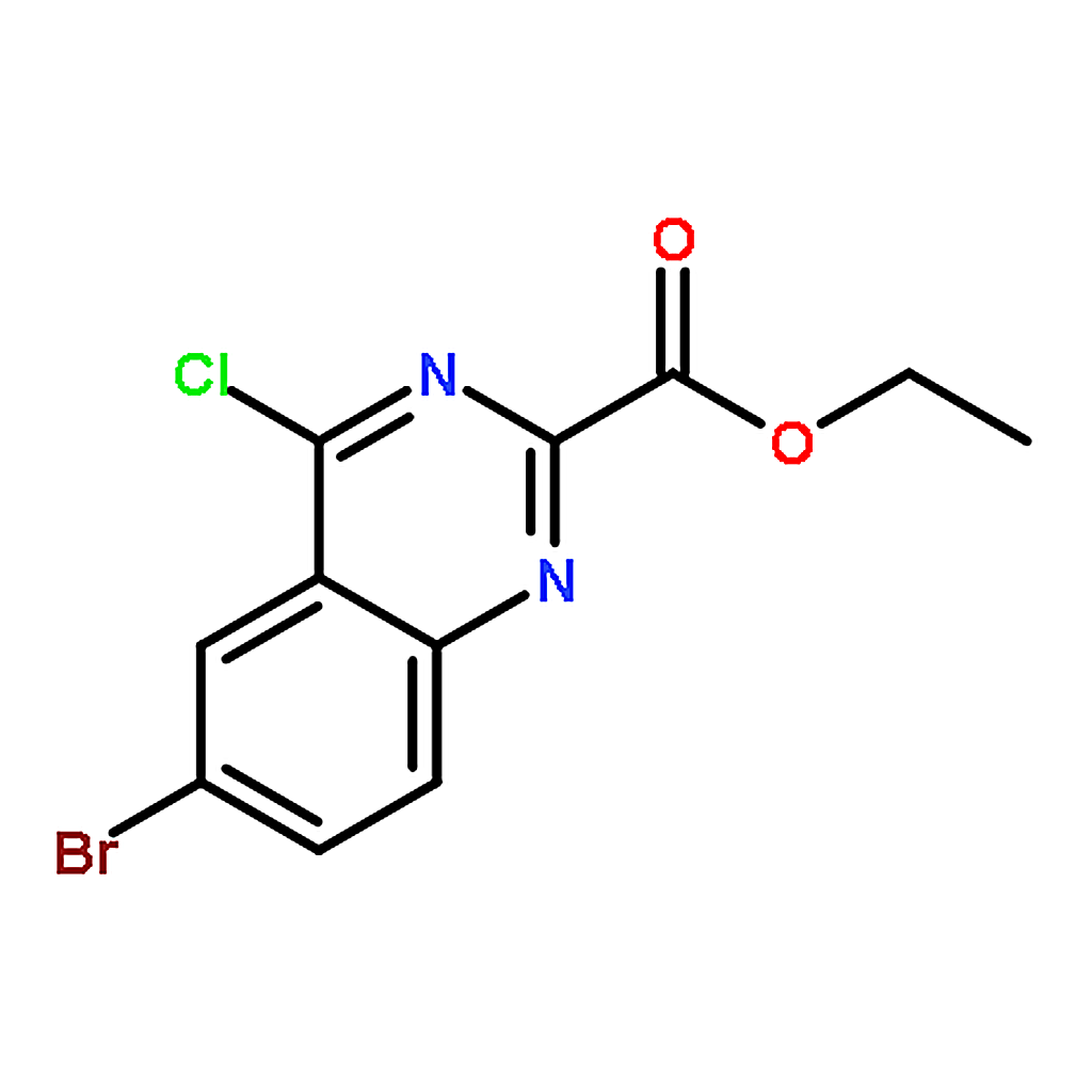 RHAWN Ethyl 6-bromo-4-chloroquinazoline-2-carboxylate