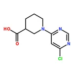 RHAWN 1-(6-Chloro-pyrimidin-4-yl)-piperidine-3-carboxylicacid