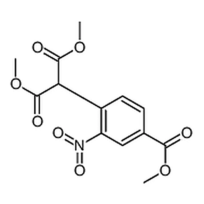 RHAWN dimethyl 2-(4-methoxycarbonyl-2-nitrophenyl)propanedioate