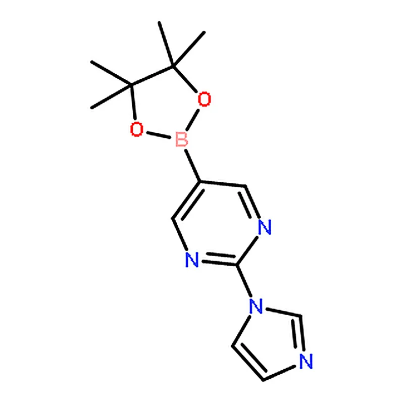 RHAWN 2-(1H-Imidazol-1-yl)-5-(4,4,5,5-tetramethyl-1,3,2-dioxaborolan-2-yl)pyrimidine