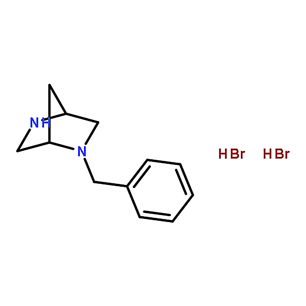 RHAWN (1S,4S)-2-BENZYL-2,5-DIAZABICYCLO(2.2.1) -HEPTANE DIHYDROBROMIDE