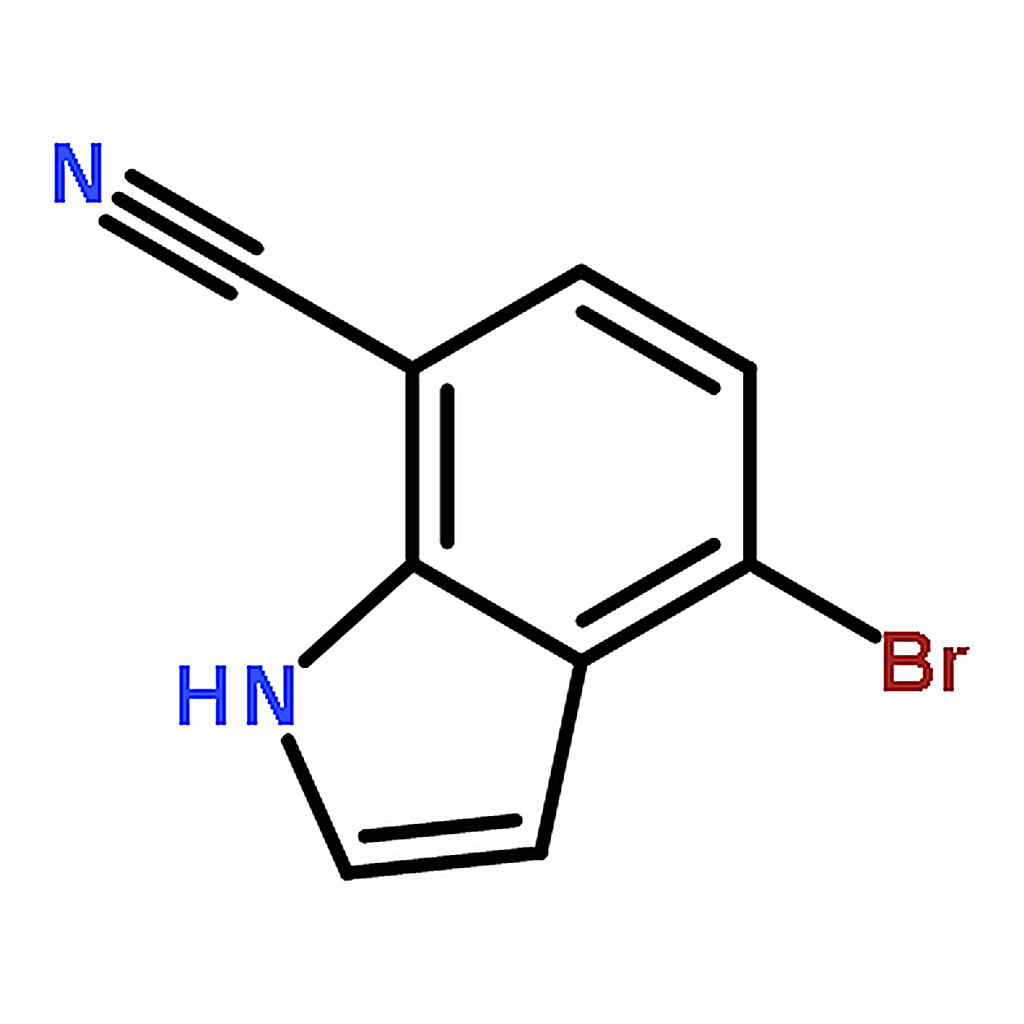 RHAWN 4-Bromo-1H-indole-7-carbonitrile