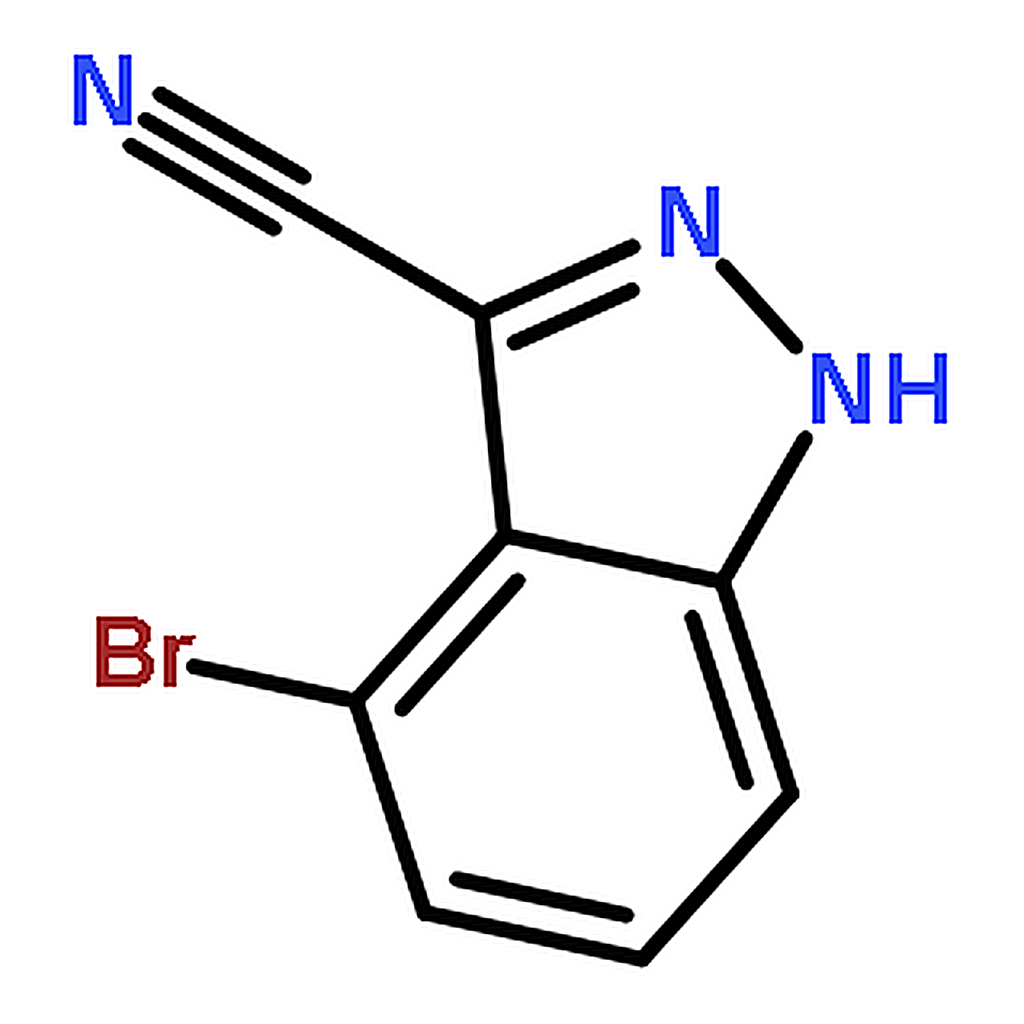 RHAWN 4-Bromo-1H-indazole-3-carbonitrile