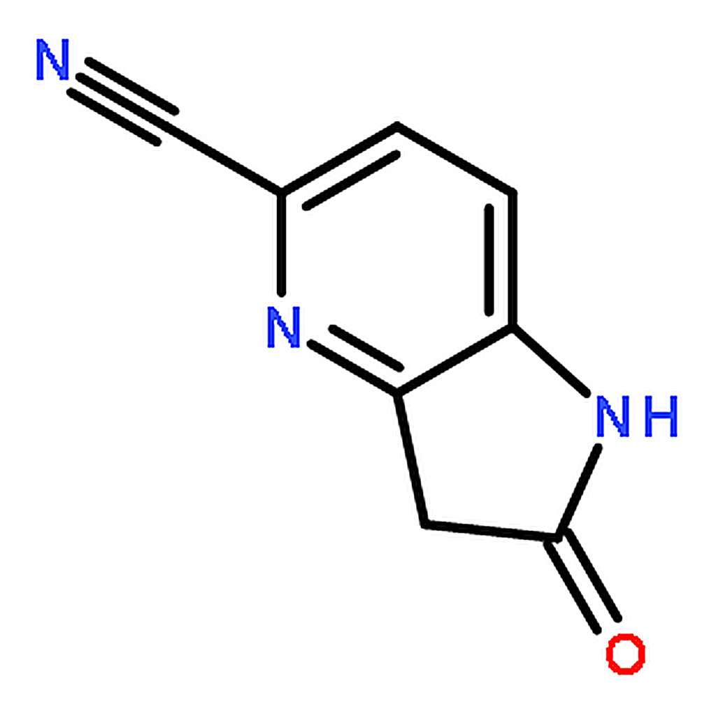 RHAWN 2-Oxo-2,3-dihydro-1H-pyrrolo[3,2-b]pyridine-5-carbonitrile