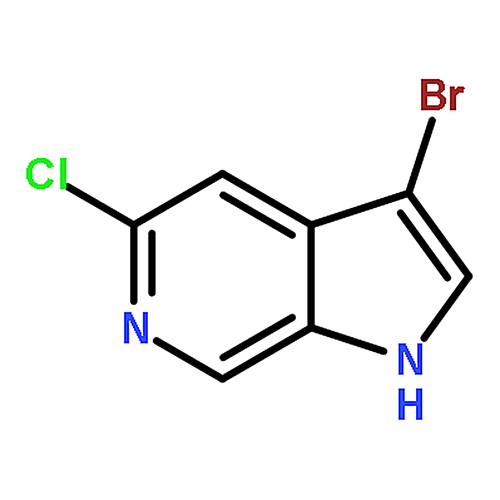 RHAWN 3-Bromo-5-chloro-1H-pyrrolo[2，3-c]pyridine