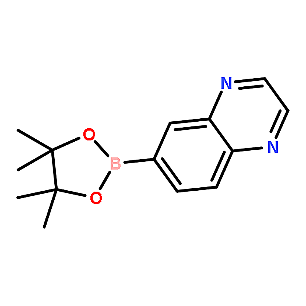 RHAWN 6-(4,4,5,5-Tetramethyl-1,3,2-dioxaborolan-2-yl)quinoxaline