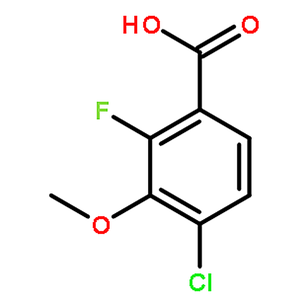 RHAWN 4-Chloro-2-fluoro-3-methoxybenzoic acid