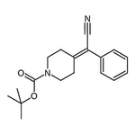 RHAWN tert-Butyl 4-(cyano(phenyl)methylene)piperidine-1-carboxylate