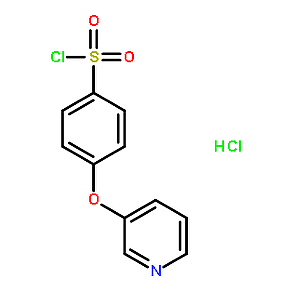 RHAWN 4-(Pyridin-3-yloxy)benzene-1-sulfonyl chloride hydrochloride