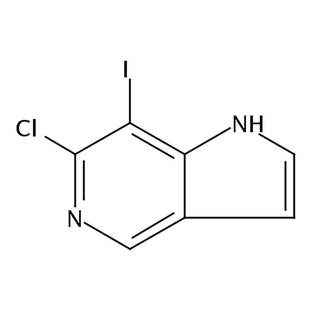 RHAWN 6-Chloro-7-iodo-1H-pyrrolo[3，2-c]pyridine