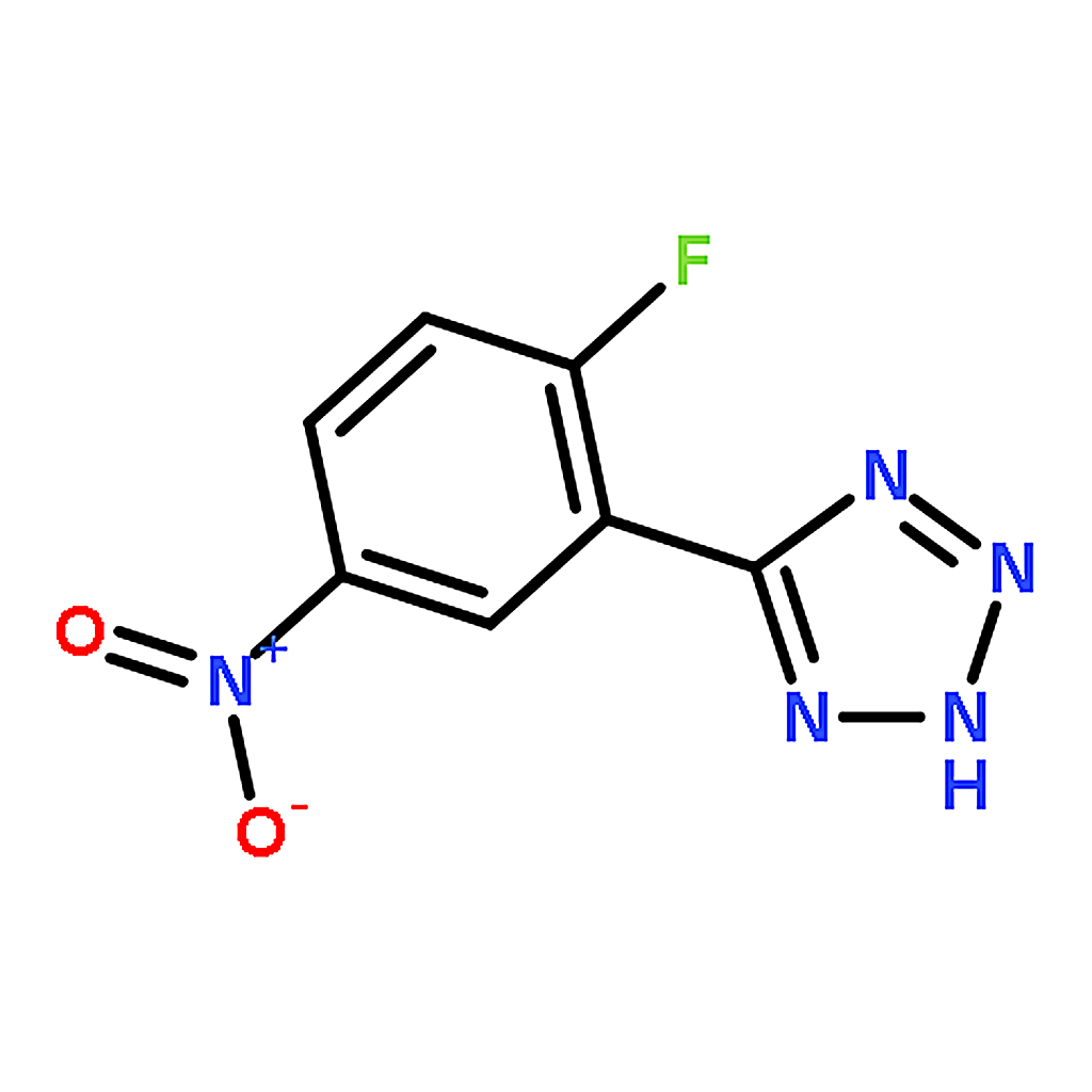 RHAWN 5-(2-Fluoro-5-nitrophenyl)-2H-tetrazole