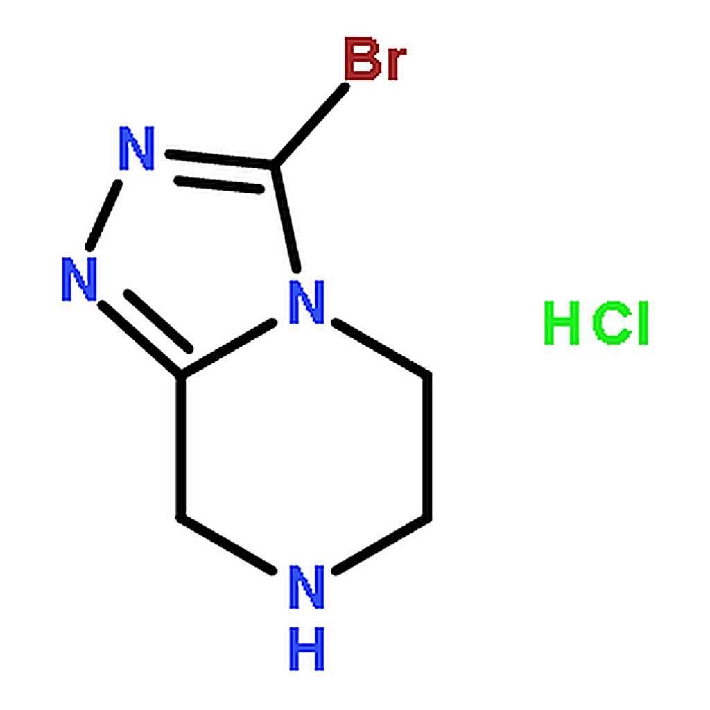 RHAWN 3-Bromo-5,6,7,8-tetrahydro-[1,2,4]triazolo[4,3-a]pyrazine hydrochloride