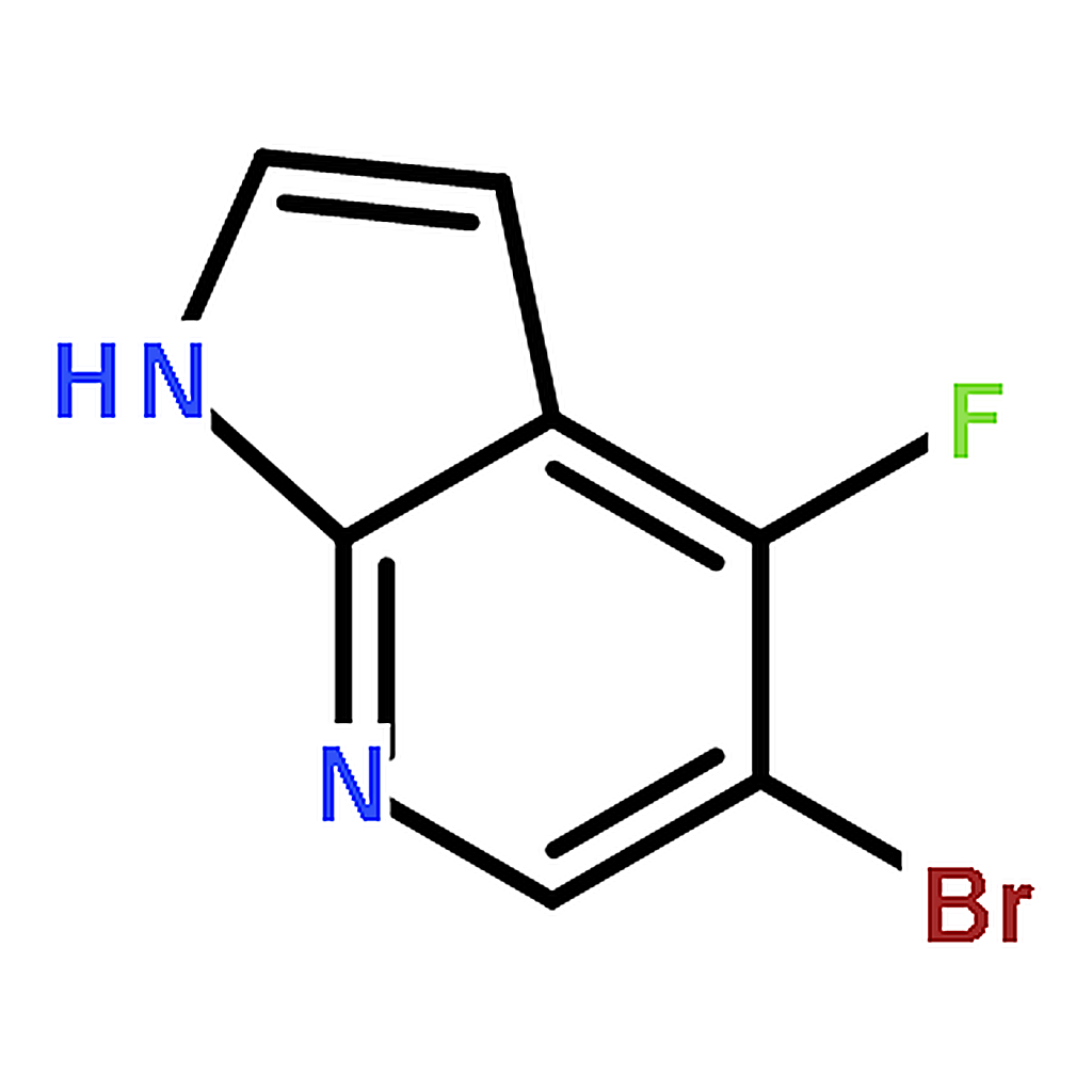 RHAWN 5-Bromo-4-fluoro-1H-pyrrolo[2,3-b]pyridine