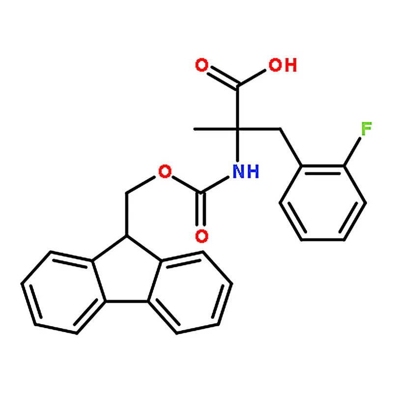 RHAWN (S)-2-((((9H-Fluoren-9-yl)methoxy)carbonyl)amino)-3-(2-fluorophenyl)-2-methylpropanoic acid