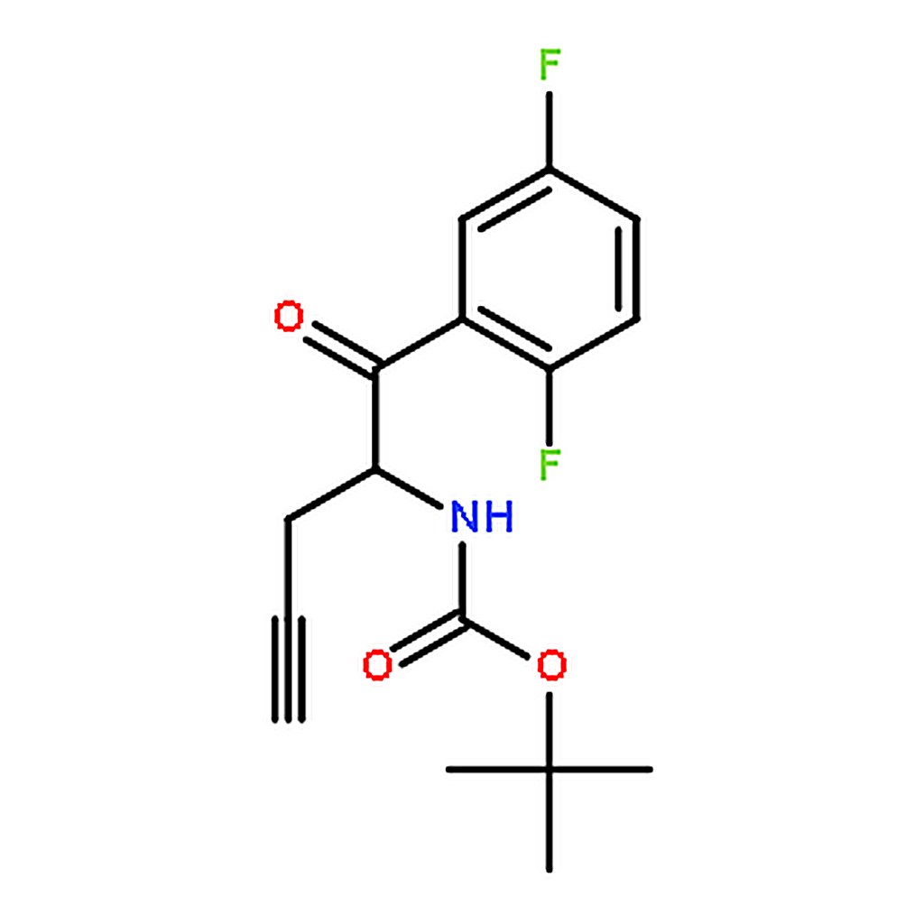 RHAWN tert-Butyl (1-(2,5-difluorophenyl)-1-oxopent-4-yn-2-yl)carbamate