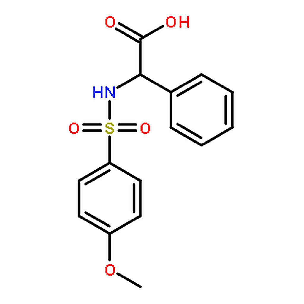 RHAWN 2-{[(4-Methoxyphenyl)sulfonyl]amino}-2-phenylacetic acid