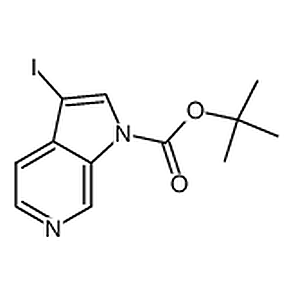 RHAWN tert-Butyl 3-iodo-1H-pyrrolo[2,3-c]pyridine-1-carboxylate